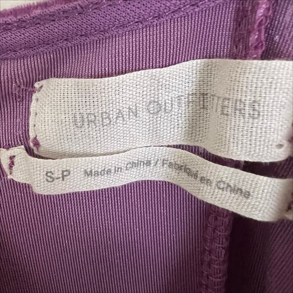 Urban Outfitters Dark Mauve Pink Velvet Sleeveless Mini Dress Size Small - Picture 8 of 9